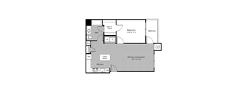 1 bed 1 bath H at Metro 303, Hempstead, NY 11550