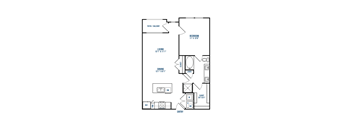 A2 Floorplan at The Link at Twin Creeks Apartments, Allen, TX