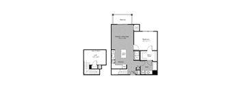 1 bed 1 bath G at Metro 303, Hempstead, New York