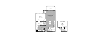 1 bed 1 bath C at West 130, West Hempstead