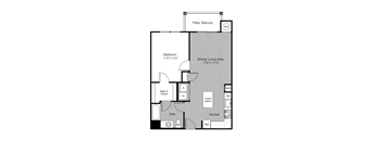 1 bed 1 bath D at Metro 303, New York, 11550