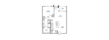A4 Floorplan at The Link at Twin Creeks Apartments, Allen, 75013