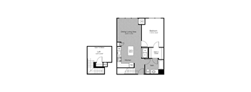 1 bed 1 bath c at Metro 303, Hempstead, NY