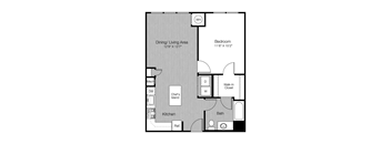 1 bed 1 bath B at Metro 303, Hempstead, NY 11550