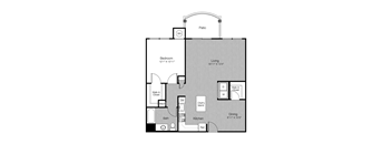 1 bed 1 bath M at Metro 303, Hempstead, New York