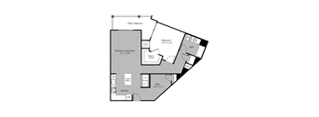 1 bed 1 bath K at Metro 303, New York