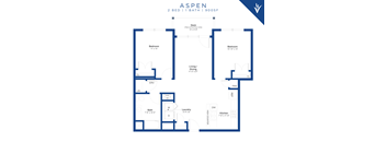 a floor plan of the aspen