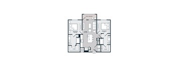 B1 Floor Plan at The Bridge at McKinney, McKinney, TX 75069