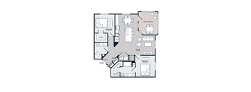 B3 Floor Plan at The Bridge at McKinney, McKinney Texas