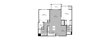 2 bed 2 bath L at Metro 303, Hempstead, New York