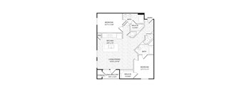 B4A Floorplan at Agave, Texas, 78205