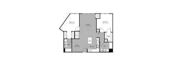 bedroom floor plan | the madison at ballston station at West 130, West Hempstead New York