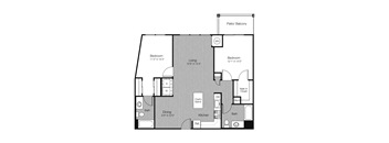 2 bed 2 bath D at West 130, West Hempstead