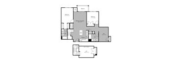 2 bed 2 bath V at Metro 303, New York