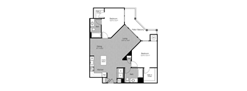 2 bed 2 bath N at Metro 303, Hempstead, NY