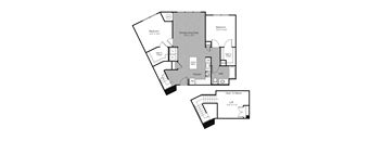 B9 Floor Plan at West 130, New York