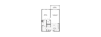 Beacon 5 Floor Plan at Harbor Pointe, Bayonne, New Jersey