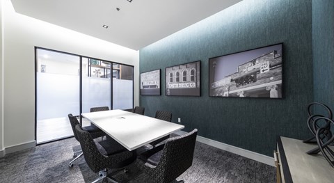 A Conference Room at The Bridge at McKinney, McKinney, TX