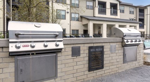Grill Stations at The Bridge at McKinney, Texas