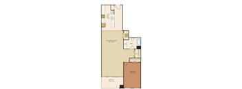 Charles Floor Plan at 222 Saratoga, Baltimore