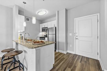 Spacious Kitchen With Pantry Cabinet at Harbor Pointe, Bayonne, 07002