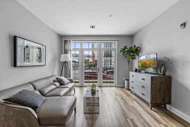 Spacious Living Room at Harbor Pointe, Bayonne, 07002