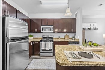 Fully Equipped Kitchen at Harbor Pointe, New Jersey, 07002