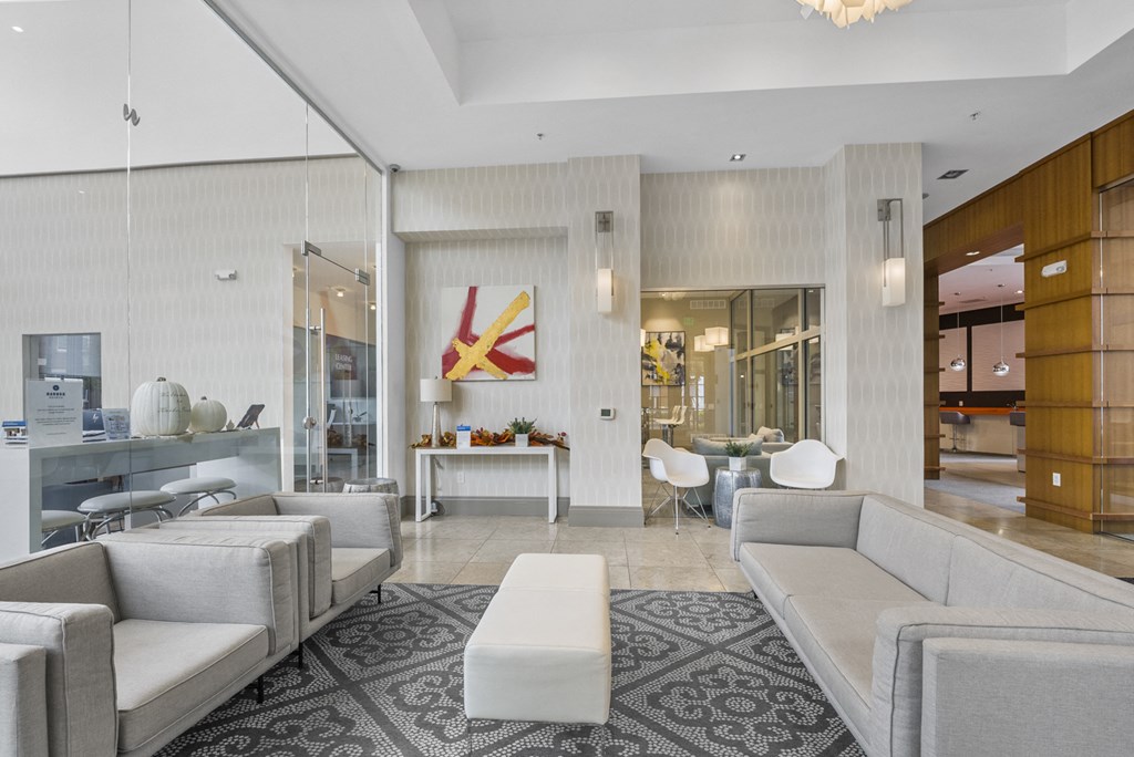 a view of the lobby at Harbor Pointe, Bayonne, 07002