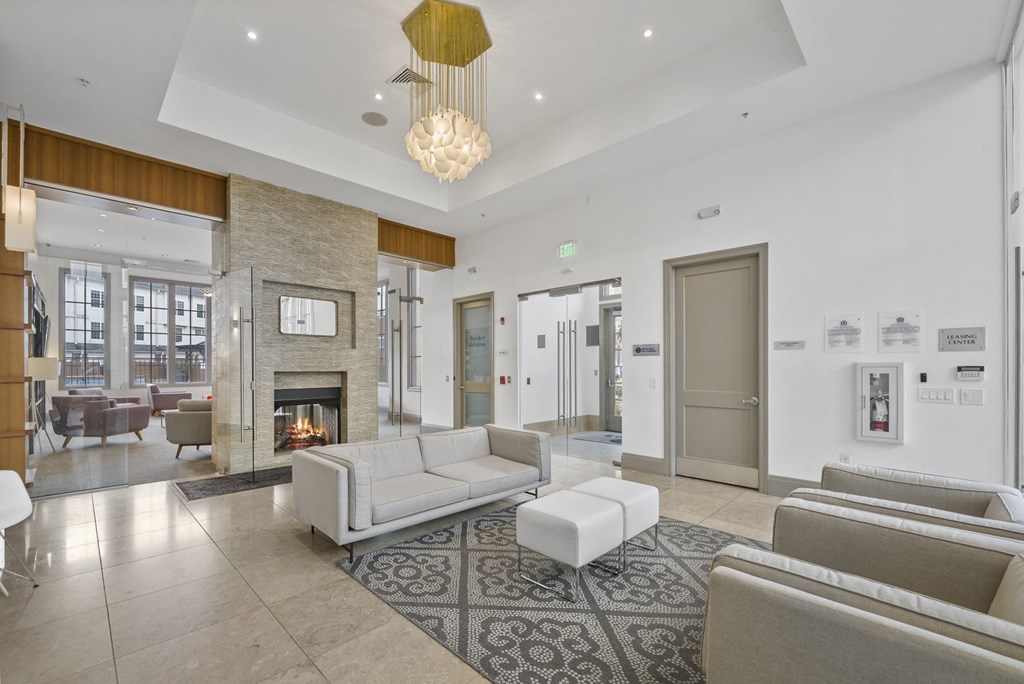 a view of the lobby at Harbor Pointe, Bayonne, 07002