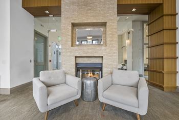 Fireplace Lounge at Harbor Pointe, New Jersey