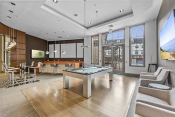 Game Room With Pool Table at Harbor Pointe, Bayonne, NJ, 07002