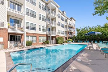 Pool With Sunning Deck at The Lena, Raritan