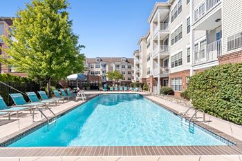 Pool Side Relaxing Area at The Lena, Raritan, 08869