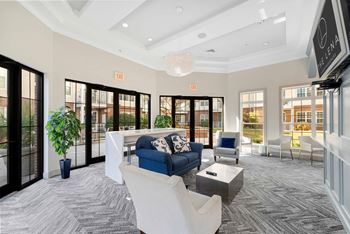 Lounge With TV at The Lena, Raritan, NJ, 08869