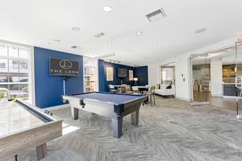 Billiards Table at The Lena, Raritan
