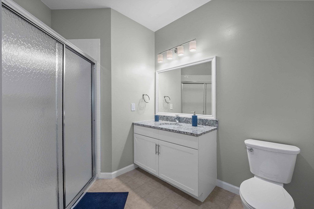 Bathroom With Bathtub at The Lena, Raritan, NJ