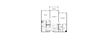 2 bed 2 bath Flagship 3 Floor Plan at Harbor Pointe, New Jersey, 07002