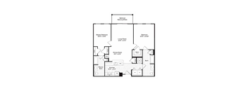 2 bed 2 bath Flagship 6 Floor Plan at Harbor Pointe, Bayonne, 07002