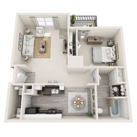 1BR-STANDARD at Meridian Obici, Suffolk Virginia