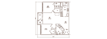 2 bed 2 bath A at The Lena Apartments, Raritan 08869