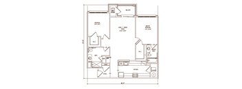 2 bed 2 bath B at The Lena Apartments, Raritan, New Jersey