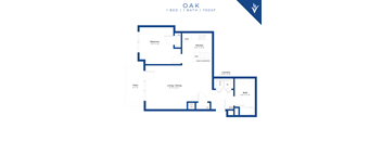 a floor plan of the apartments