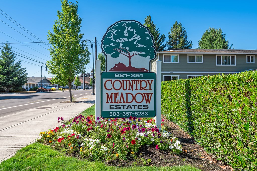 Country Meadows Estates Property Sign