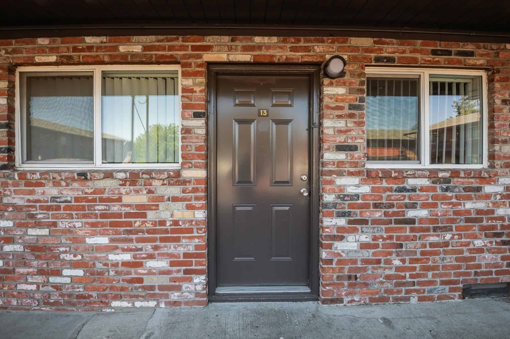 Colonial Village Apartments Unit Door