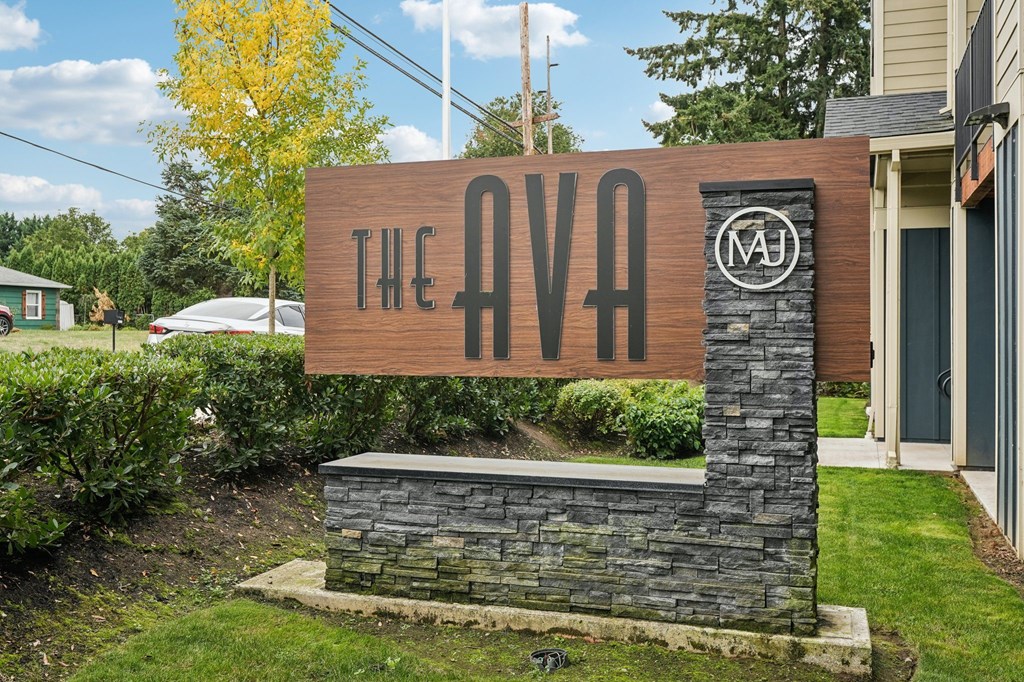 Ava Apartments Sign