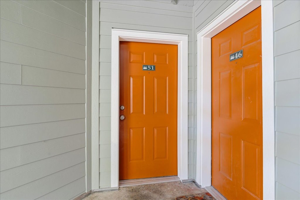 Cascade Woods apartment door