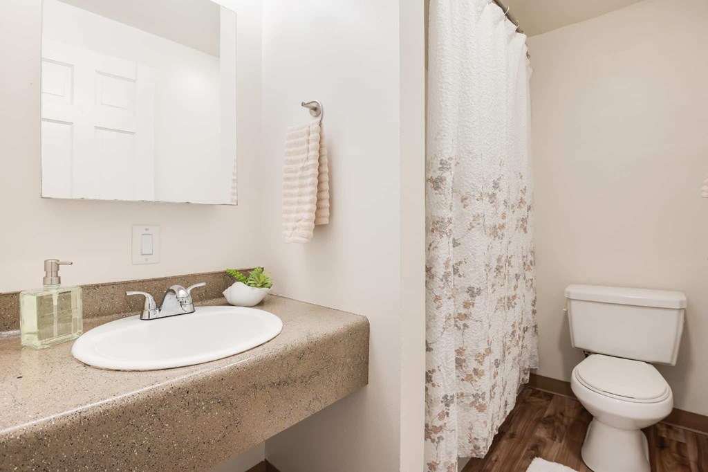 Colonial Village Apartments Bathroom