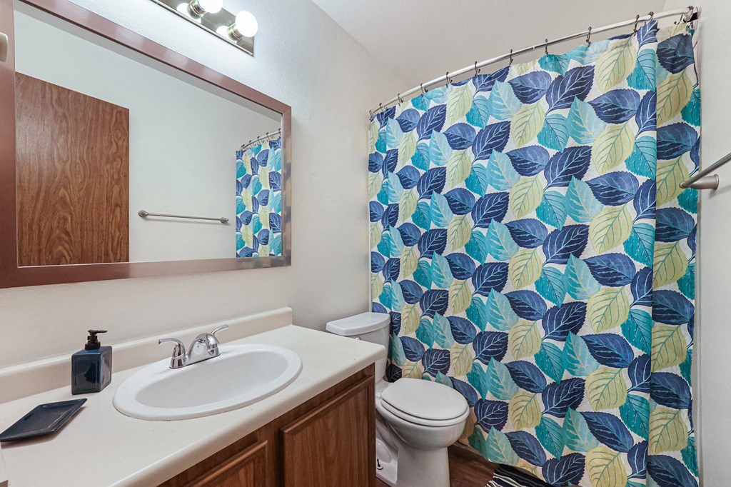 Bathroom at  Applegate Apartments SE Portland