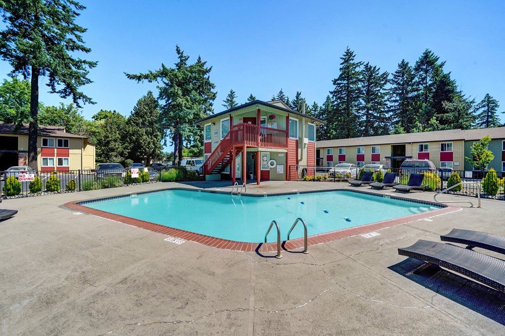 our apartments in a city have a swimming pool