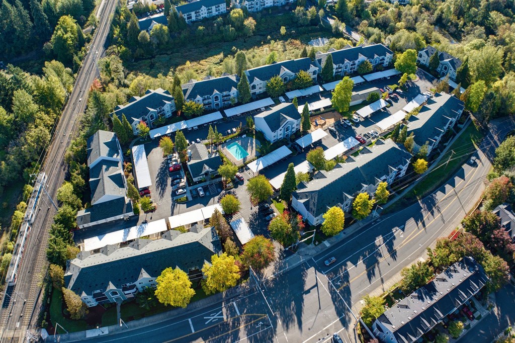 Ariel view of site Quatama Village Aloha 